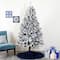 7ft. Unlit Flocked West Virginia Fir Artificial Christmas Tree